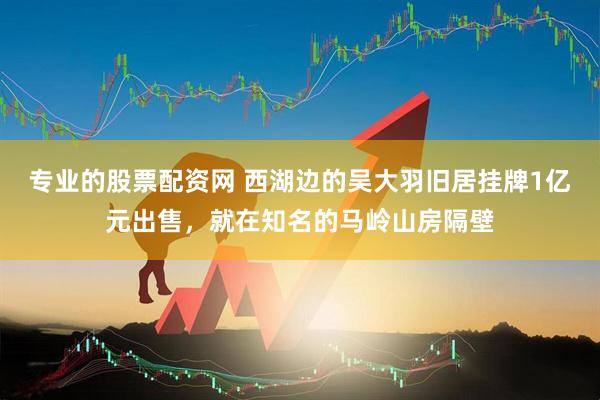 专业的股票配资网 西湖边的吴大羽旧居挂牌1亿元出售，就在知名的马岭山房隔壁